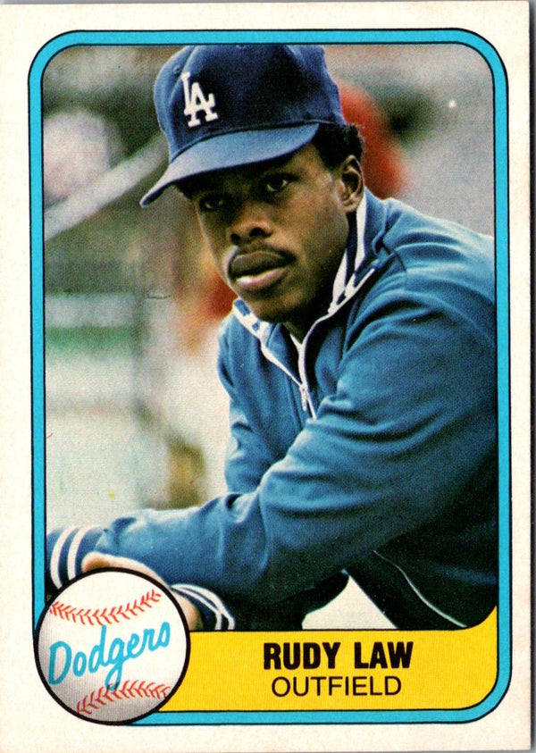 1981 Fleer Rudy Law #139