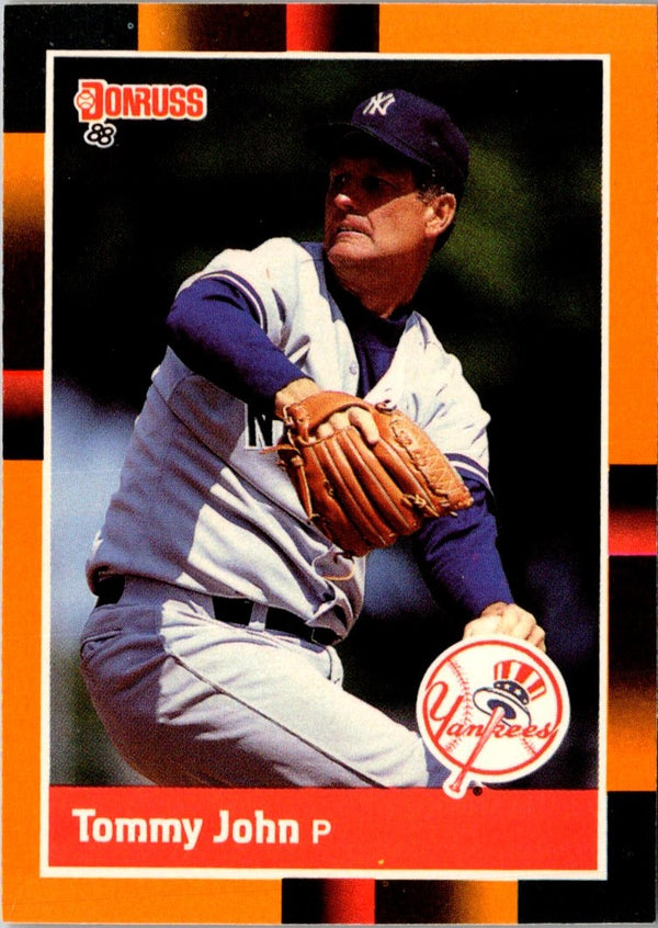 1988 Donruss Baseball's Best Tommy John #220