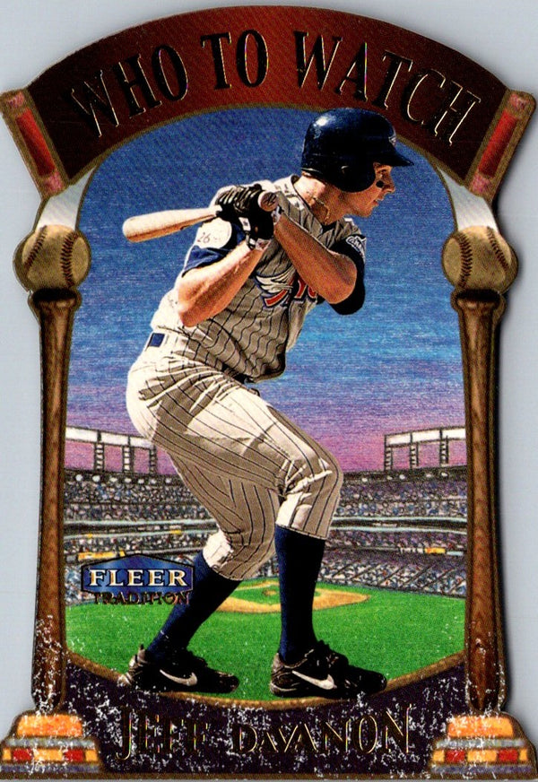 2000 Fleer Tradition Who To Watch Jeff DaVanon #12WW