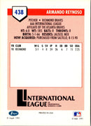 1991 Line Drive AAA Armando Reynoso