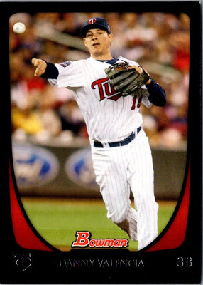 2011 Bowman Danny Valencia #152