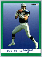 1991 Fleer Jack Del Rio #229