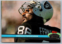 1991 Topps Stadium Club Football Mervyn Fernandez #199