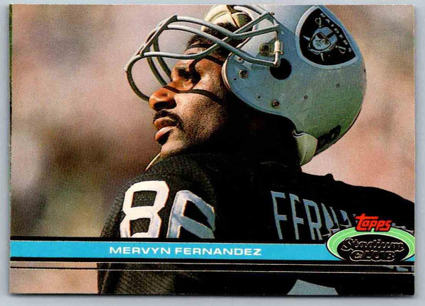 1991 Topps Stadium Club Football Mervyn Fernandez #199