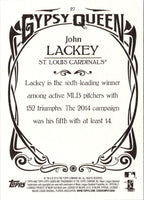 2015 Topps Gypsy Queen John Lackey #27