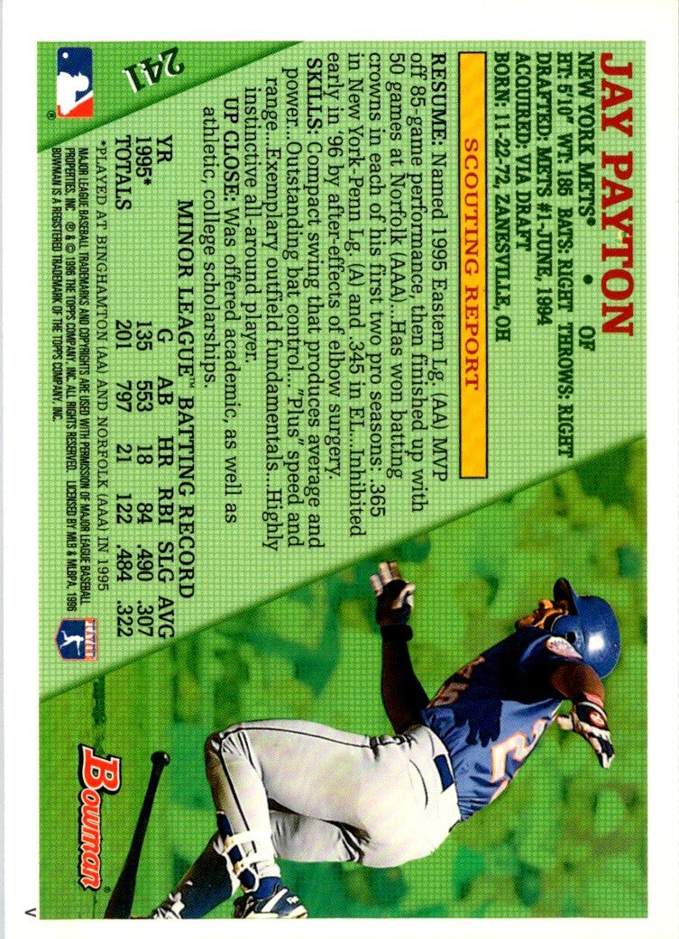 1996 Bowman Jay Payton