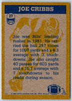 1982 Topps Joe Cribbs #27