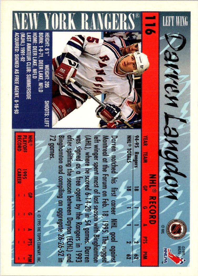 1995 Topps Darren Langdon