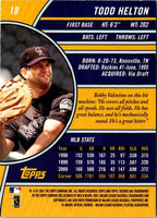 2001 Topps Reserve Todd Helton #18