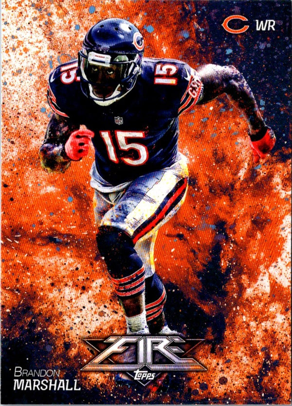 2014 Topps Fire Brandon Marshall #66