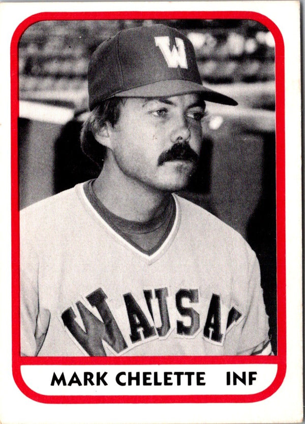 1981 TCMA Wausau Timbers Mark Chelette #23