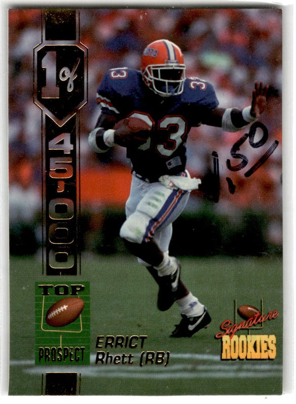 1994 Signature Rookies Errict Rhett #47 /45000