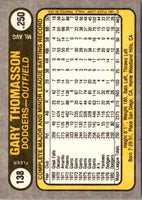 1981 Fleer Gary Thomasson #138
