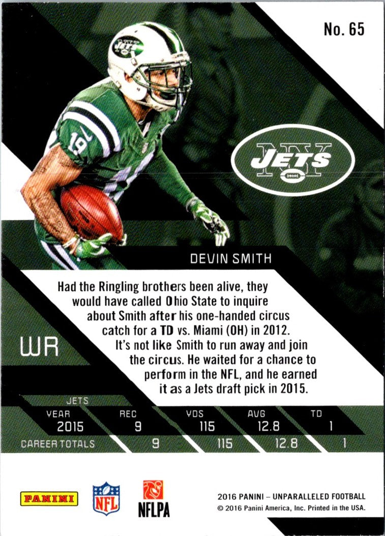 2016 Panini Unparalleled Devin Smith