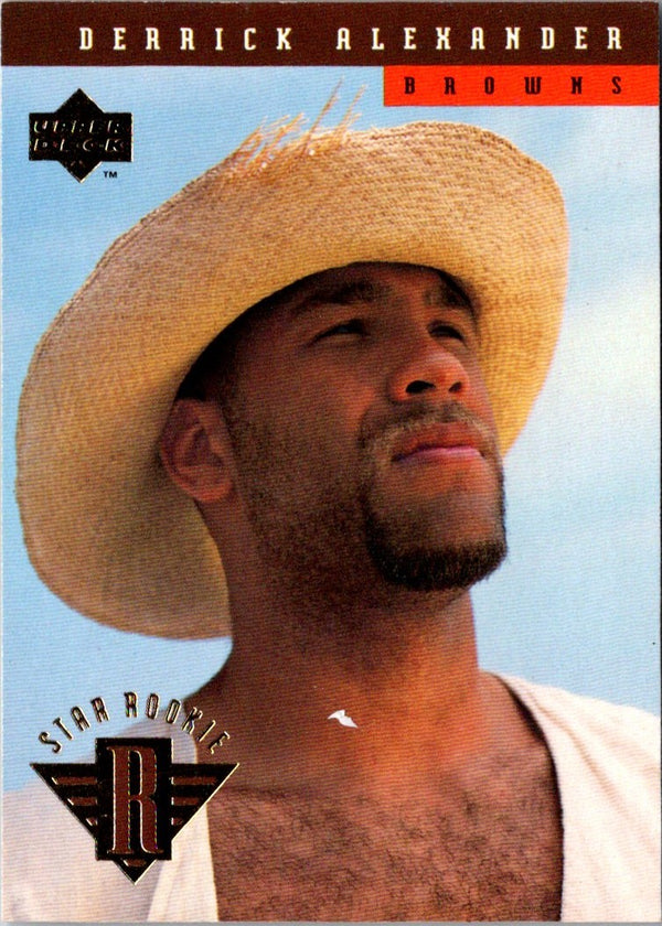 1994 Upper Deck Derrick Alexander #3 Rookie