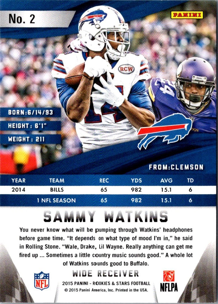 2015 Panini Rookies & Stars Sammy Watkins