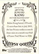 2016 Topps Gypsy Queen Jung Ho Kang
