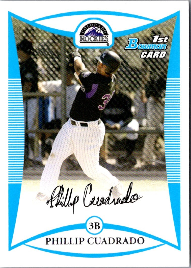 2008 Bowman Prospects Phillip Cuadrado