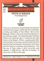 1987 Donruss Pete O'Brien #24
