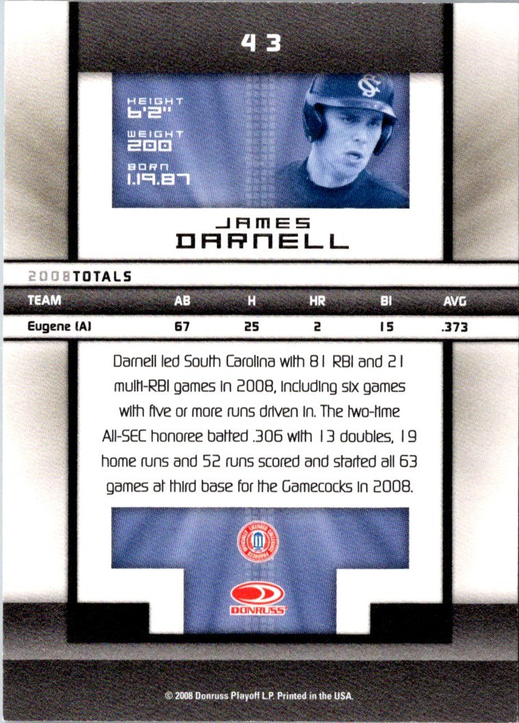 2008 Donruss Elite Extra Edition James Darnell