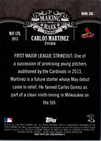 2013 Topps Update Making Their Mark Carlos Martinez #MM-36