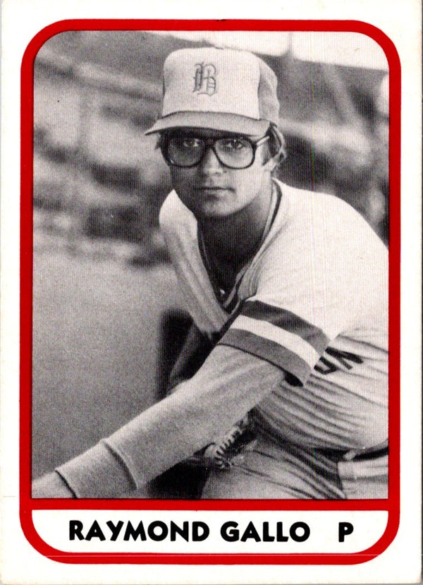 1981 TCMA Burlington Bees Raymond Gallo #6