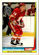 1991 Topps Team Scoring Leaders Theo Fleury