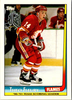 1991 Topps Team Scoring Leaders Theo Fleury #14