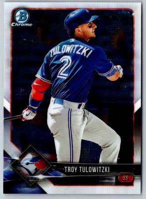 2018 Bowman Chrome Troy Tulowitzki #91