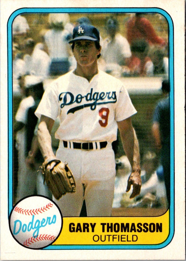 1981 Fleer Gary Thomasson #138