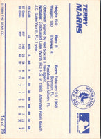 1989 Star Winter Haven Red Sox Terry Marrs #14