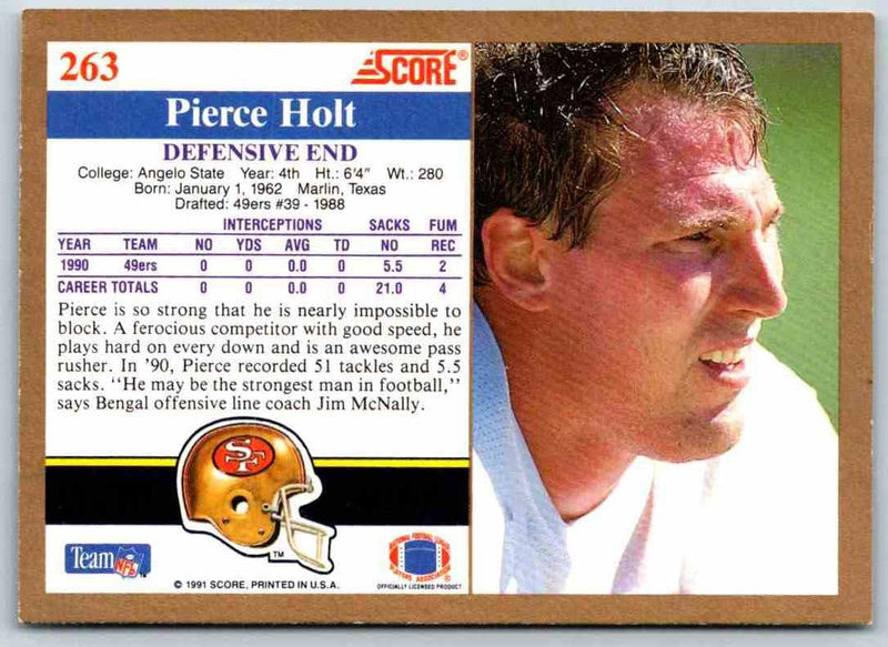 1991 Score Pierce Holt