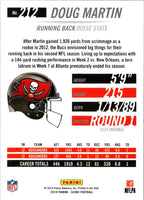 2014 Score Scorecard Doug Martin #212