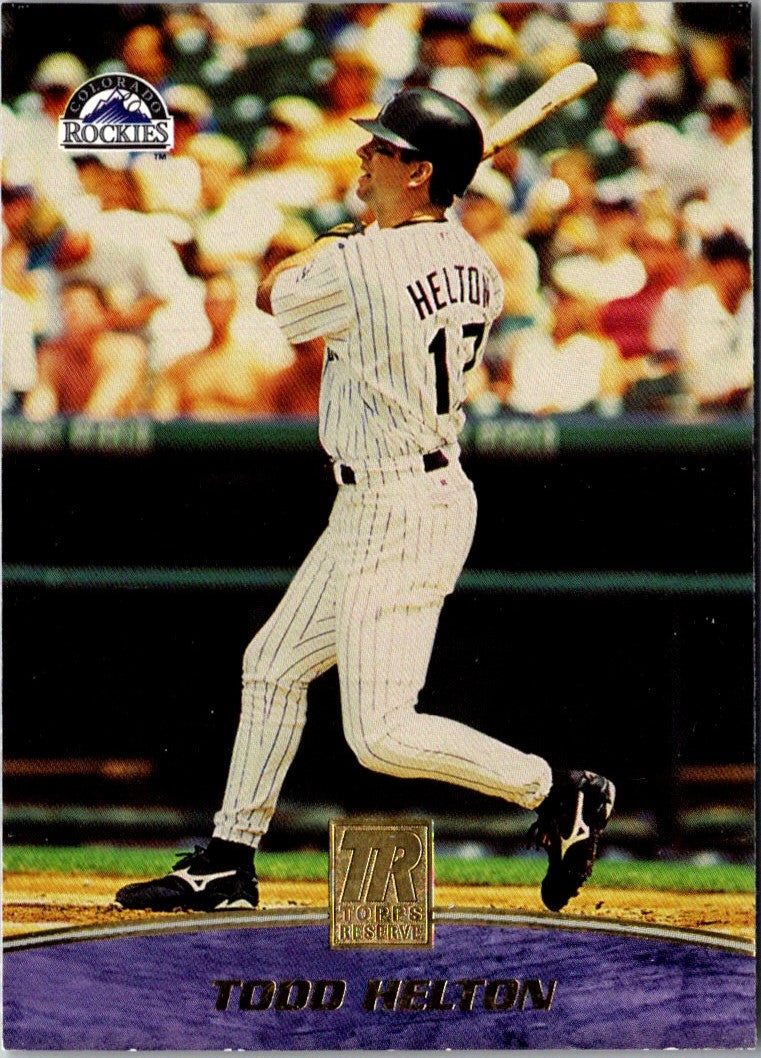 2001 Topps Reserve Todd Helton