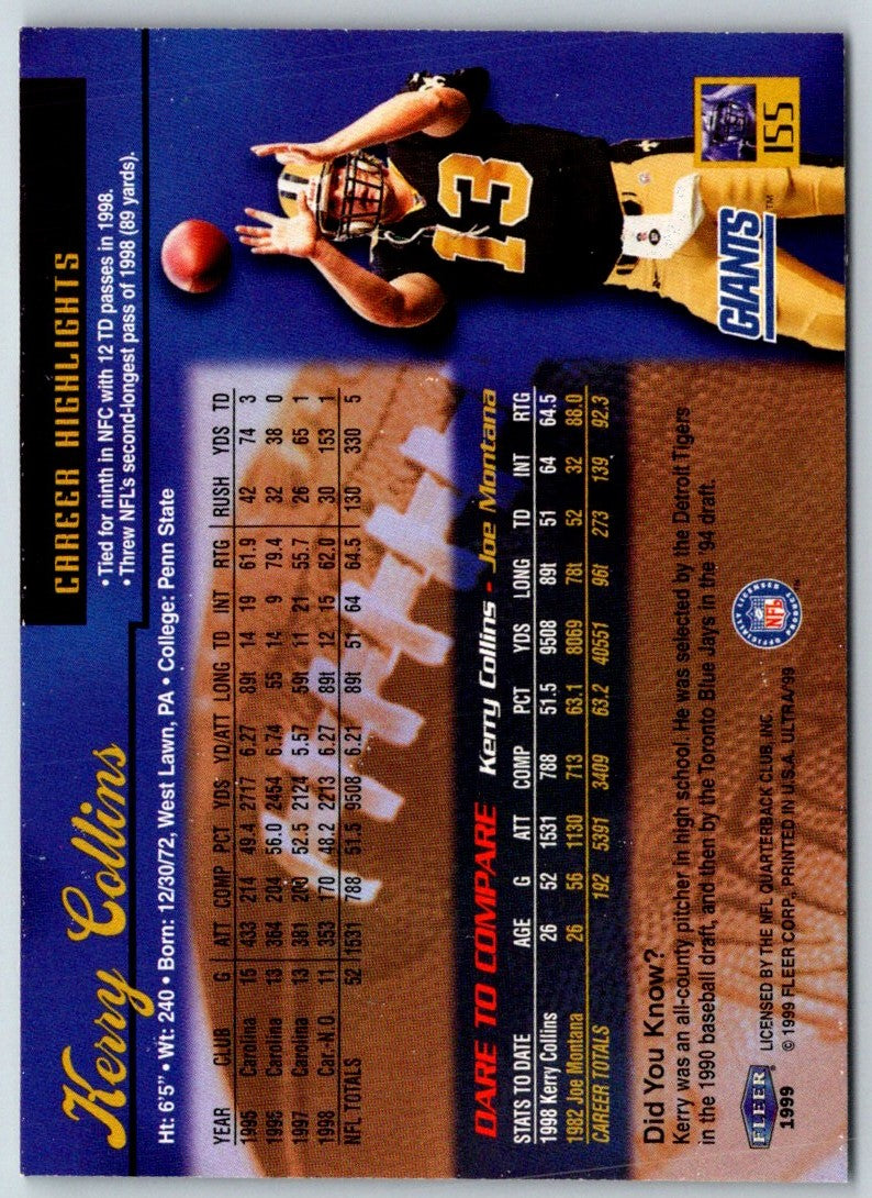 1999 Ultra Kerry Collins