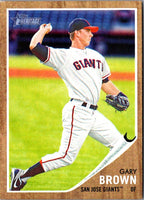 2011 Topps Heritage Minor League Gary Brown #70