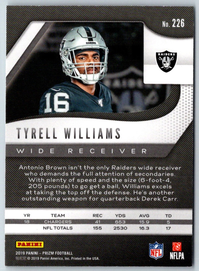 2019 Panini Prizm Tyrell Williams