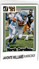 2021 Panini Chronicles Draft Picks Javonte Williams