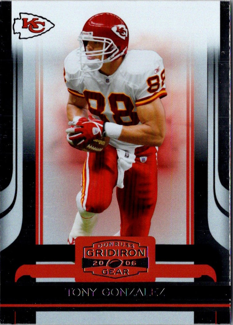 2006 Donruss Gridiron Gear Tony Gonzalez