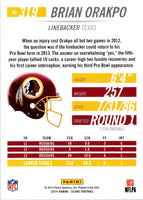 2014 Score Hot 100 Brian Orakpo #319