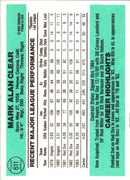 1984 Donruss Mark Clear