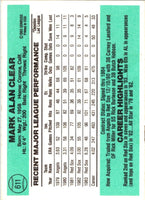 1984 Donruss Mark Clear #611