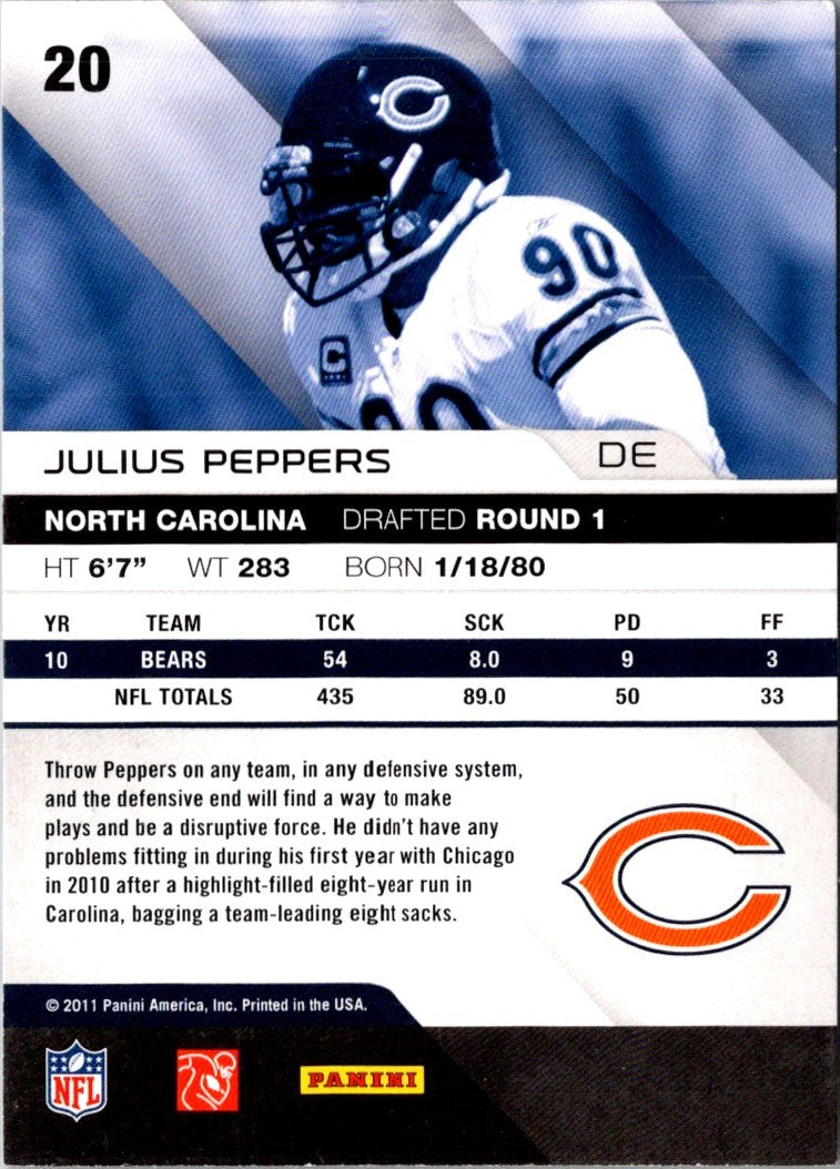 2011 Panini Absolute Memorabilia Julius Peppers