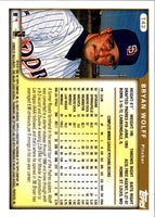 1999 Topps Traded Rookies Bryan Wolff #T43 Rookie