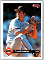 1993 Donruss Dave Righetti #552