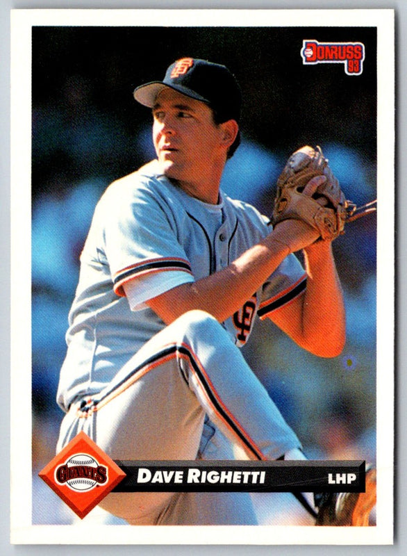 1993 Donruss Dave Righetti #552