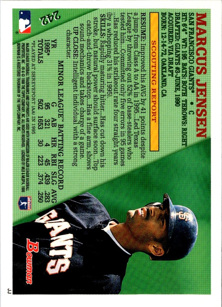 1996 Bowman Marcus Jensen