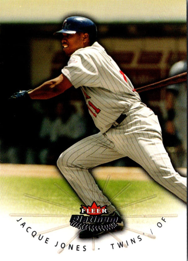 2005 Fleer Platinum Jacque Jones #92