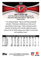 2012 Topps Matt Ryan #152