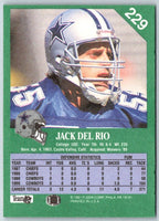 1991 Fleer Jack Del Rio #229
